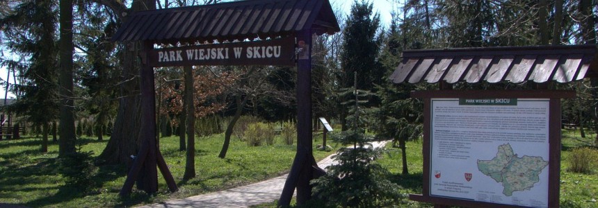 Park wiejski w Skicu