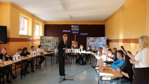 Konkurs wiedzy na temat Fryderyka Chopina w sołectwie Żychlin, w gminie Stare Miasto