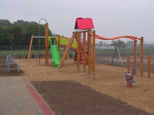 Plac zabaw w sołectwie Kurowo, w gminie Kościan
