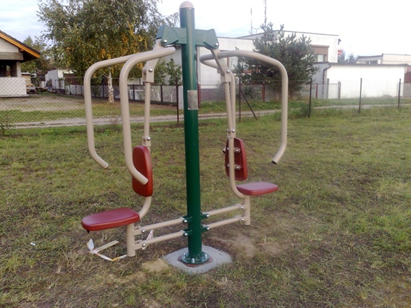 Urządzenie "odwodziciel" w siłowni zewnętrznej w sołectwie Osiek nad Notecią, w gminie Wyrzysk