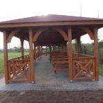 Widok wiaty od strony szczytowej