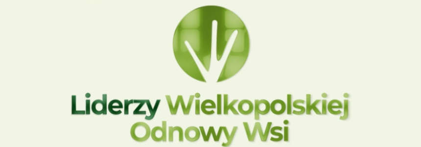 Logo Wielkopolskiej Odnowy Wsi 2020+ z podpisem